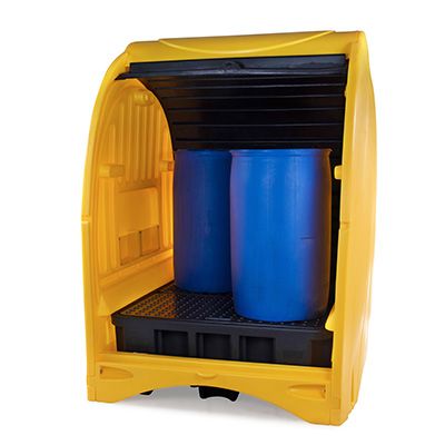 4-Drum Polyethylene All Weather Spill Pallet