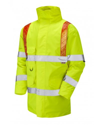 PUTFORD ISO 20471 Cl 3 Orange Brace Anorak
