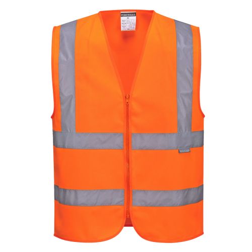 Hi-Vis Zipped Band & Brace Vest