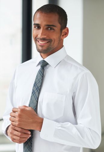 Cheadle Single Cuff Shirt Cotton Poplin 