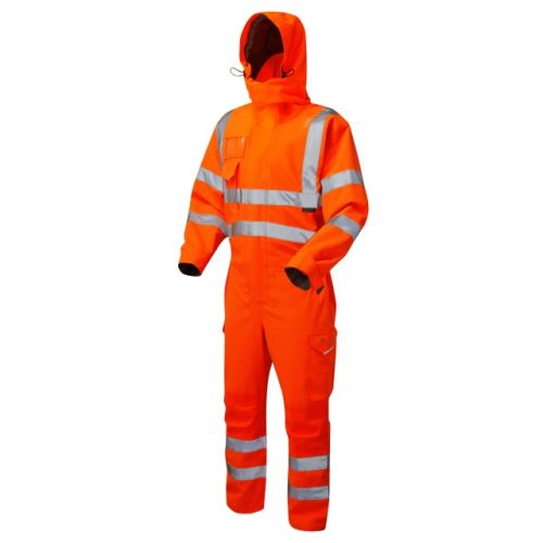 LEO CV02 Watertown - Hi-Vis EcoViz 10KX Stretch Coverall
