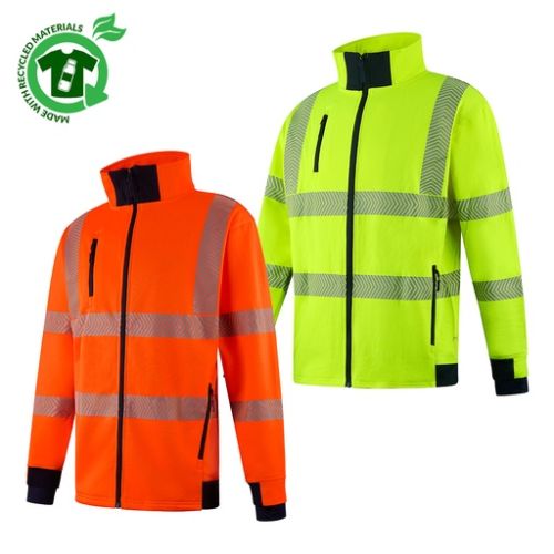 FGX Hivis Premium Full Zip Fleece
