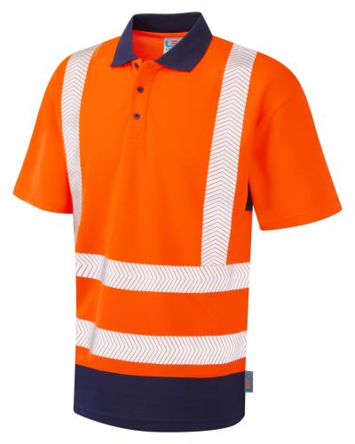 MORTEHOE ISO 20471 Cl 2 Dual Colour Coolviz Plus Polo Shirt