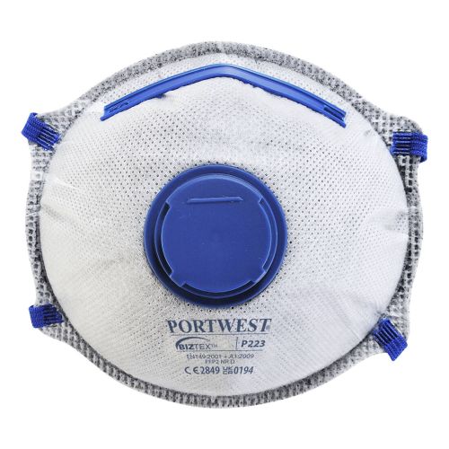 FFP2 Carbon Valved Dolomite Respirator (Pack of 10)