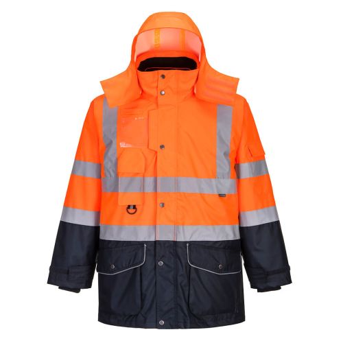 Hi-Vis 7-in-1 Contrast Traffic Jacket
